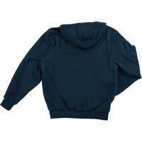 Water Repellent Fleece Pullover Hoodie, Men's, Small, Navy Blue Action Paper