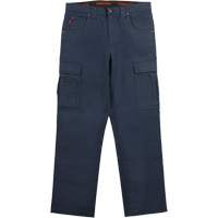 WP100 Work Pants, Cotton/Spandex, Navy Blue, Size 0, 30 Inseam SHJ118 | Action Paper