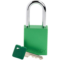 Cadenas de s&eacute;curit&eacute;, Cadenas de s&eacute;curit&eacute;, Cl&eacute;s diff&eacute;rentes, Aluminium, Largeur de 1-1/2" Action Paper