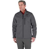 M12 Heated Toughshell Jacket (Jacket Only), Men's, Medium, Grey Action Paper