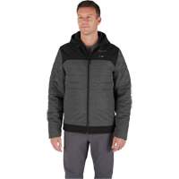 M12 Heated Quietshell Jacket with Battery, Men's, Small, Grey Action Paper