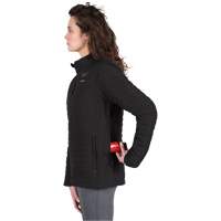 M12 Heated Axis Jacket with Battery, Women's, Large, Black Action Paper