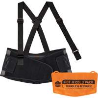 Support dorsal Proflex 1675 avec sachet refroidissant/chauffant, Spandex, T-petit Action Paper