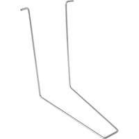 Wire Bracket Berm, 479 US gal. Capacity, 8' W x 10' L x 12" H, L-Bracket Action Paper