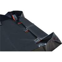 IBX Wall Pop-Up Berm, 268 US gal. Capacity, 6' W x 6' L x 12" H, Snap-Up Bracket Action Paper