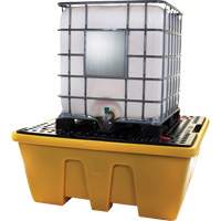 IBC Spill Pallet, 333 US gal. Spill Capacity, 66" x 66" x 27.5" Action Paper