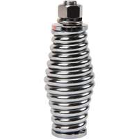 Heavy-Duty Safety Whip, Threaded Mount, 8' High, Orange with Reflective X Action Paper