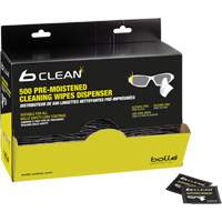 B-Clean B500 Pre-Moistened Cleaning Wipes Action Paper