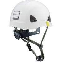 Fibre Metal Climbing Style Safety Helmet, Meets CSA Type 2, Ratchet Suspension, Non-Vented Action Paper