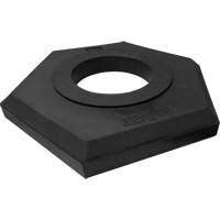Rubber Channelizer Base, 15 lbs. Action Paper