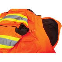 Parka d'hiver imperm&eacute;able 7-en-1, Orange haute visibilit&eacute;, 2T-Grand Action Paper