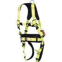 FBH-70110A PeakPro Plus Series Safety Harness with Trauma Strap, CSA Certified, Class A, Small Action Paper