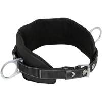 WB-6020-S Safety Positioning 2 Side D-Rings Belt with Padded Lumbar Support - Small Action Paper