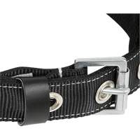 WB-6020-S Safety Positioning 2 Side D-Rings Belt with Padded Lumbar Support - Small Action Paper