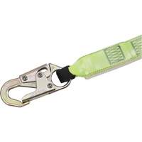 SA-6402-4 Shock Absorbing Lanyard, 4', Form Hook Center, Snap Hook Leg Ends, Polyester Action Paper