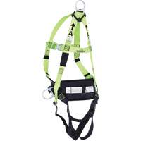 FBH10000L1020-S  Contractor Series Safety Harness with Positioning Belt, CSA Certified, Class ALP, Small Action Paper