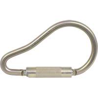 CP-04011-1 Zinc Plated Carabiner with 2" Gate Opening, Steel Action Paper