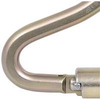 CP-04011-1 Zinc Plated Carabiner with 2" Gate Opening, Steel Action Paper
