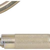 CP-04011-1 Zinc Plated Carabiner with 2" Gate Opening, Steel Action Paper