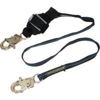 Arc Flash Web Shock-Absorbing Lanyard, 6', Snap Hook Center, Snap Hook Leg Ends, Kevlar&reg; Action Paper