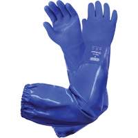 Integra 77-395 Triple-Dipped Chemical-Resistant Gloves, Size 8, 28" L, PVC, Cotton Inner Lining Action Paper