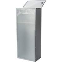 Light-Duty Fire Extinguisher Cabinet, 10" W x 24" H x 6" D Action Paper