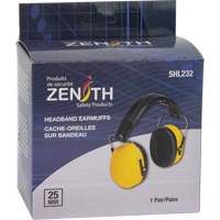Passive Ear Muffs, Headband, 25 NRR dB Action Paper