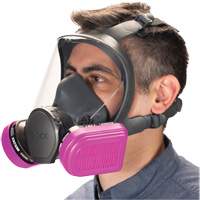 Filtre combin&eacute; semi-rectangulaire pour respirateurs, Vapeurs organiques/P100 Action Paper