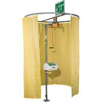 Pipe Mounted Safety Shower Modesty Curtain Action Paper