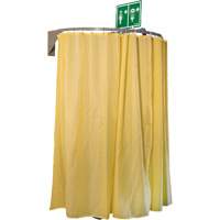 Wall Mounted Safety Shower Modesty Curtain Action Paper