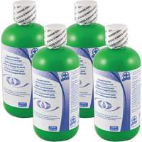 Additive to Preserve Water in Self-Contained Emergency Eye Wash Stations, Canada, 4 Pack, 8 oz. Action Paper