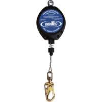 Cable Self Retracting Lanyard with Composite Housing, 20', Swivel Action Paper