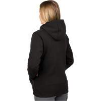M12 Heated Hoodie with Battery, Women's, Medium, Black, Poly-Cotton Action Paper
