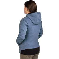 M12 Heated Hoodie with Battery, Women's, Medium, Blue, Poly-Cotton Action Paper