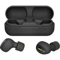 Matte Black Free 2.0 Wireless Bluetooth Earbuds Action Paper