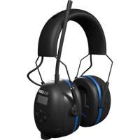 Black & Blue Air Defender AM/FM BT Earmuffs, Headband Style, 25 dB Action Paper