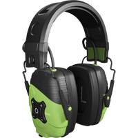 Safety Green Link Aware Bluetooth Earmuffs, Headband Style, 25 dB Action Paper