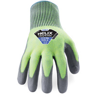 Gants r&eacute;sistant &agrave; la coupe & l'abrasion Helix 2057, Taille 6/T-petit, Calibre 13, Rev&ecirc;tement Polyur&eacute;thane, Enveloppe en PEHP, ASTM ANSI niveau A4/EN 388 niveau C Action Paper
