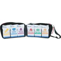 Emergency Response First Aid Kit, Nylon Bag Action Paper