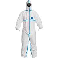 Hooded Coveralls, Small, White, Tyvek&reg; 600 Action Paper
