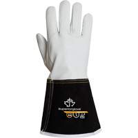 Endura&reg; 399GKGL5 Welding Gloves, Grain Goatskin, Size X-Small Action Paper