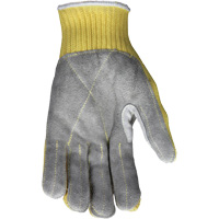 CutPro&reg; Cut Resistant Work Gloves with Split Leather Palm, Size Small, 7 Gauge, Kevlar&reg; Shell, ASTM ANSI Level A3 Action Paper