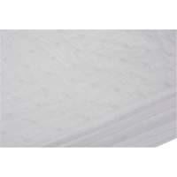 Bonded Sorbent Pad, Oil Only, 15" x 19", 10 gal. Absorbancy Action Paper