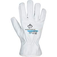 Endura&reg; 378WGKTFG Arc Flash-Rated Gloves, Grain Goatskin, Size X-Small Action Paper
