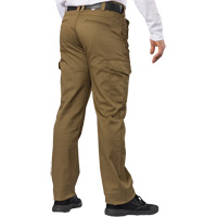Pantalon cargo Big Flex, Poly-coton/Spandex, Vert olive militaire, Taille 46, Entrejambe 30 Action Paper