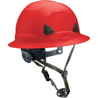 Casque Fibre Metal de style escalade avec bordure compl&egrave;te, R&eacute;pond aux normes CSA type 2, Suspension Rochet, Non ventil&eacute; Action Paper