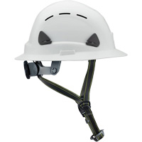 Casque Fibre Metal de style escalade avec bordure compl&egrave;te, R&eacute;pond aux normes CSA type 2, Suspension Rochet, Ventil&eacute; Action Paper