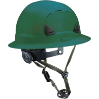 Casque Fibre Metal de style escalade avec bordure compl&egrave;te, R&eacute;pond aux normes CSA type 2, Suspension Rochet, Ventil&eacute; Action Paper
