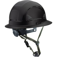 Casque Fibre Metal de style escalade avec bordure compl&egrave;te, R&eacute;pond aux normes CSA type 2, Suspension Rochet, Ventil&eacute; Action Paper