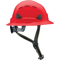 Casque Fibre Metal de style escalade avec bordure compl&egrave;te, R&eacute;pond aux normes CSA type 2, Suspension Rochet, Ventil&eacute; Action Paper